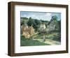 L'Hermitage at Pontoise, c.1867-Camille Pissarro-Framed Art Print