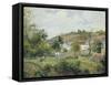 L'Hermitage, Pontoise, 1878-Camille Pissarro-Framed Stretched Canvas