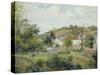 L'Hermitage, Pontoise, 1878-Camille Pissarro-Stretched Canvas