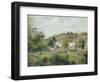 L'Hermitage, Pontoise, 1878-Camille Pissarro-Framed Giclee Print