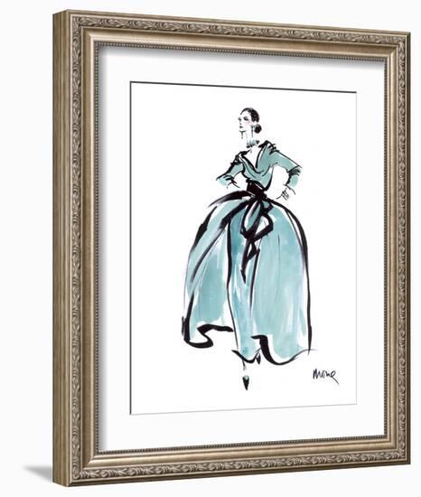 L'Heure Bleue-Mona Shafer-Edwards-Framed Art Print