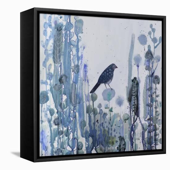 L'heure Bleue-Sylvie Demers-Framed Stretched Canvas