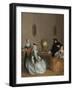 L'heure Du Bal Masque - the Hour of the Masked Ball Par Flipart, Charles-Joseph (1721-1797). Oil On-Charles-Joseph Flipart-Framed Giclee Print