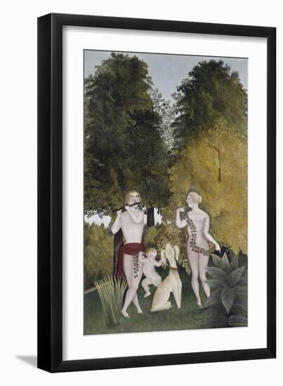 L'Heureux Quatuor-Henri Rousseau-Framed Giclee Print