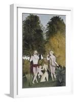 L'Heureux Quatuor-Henri Rousseau-Framed Giclee Print