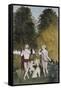 L'Heureux Quatuor-Henri Rousseau-Framed Stretched Canvas