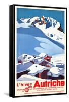 L'Hiver Autriche-Erich von Wunschheim-Framed Stretched Canvas