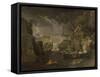 L'Hiver ou le D?ge-Nicolas Poussin-Framed Stretched Canvas