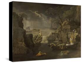 L'Hiver ou le D?ge-Nicolas Poussin-Stretched Canvas