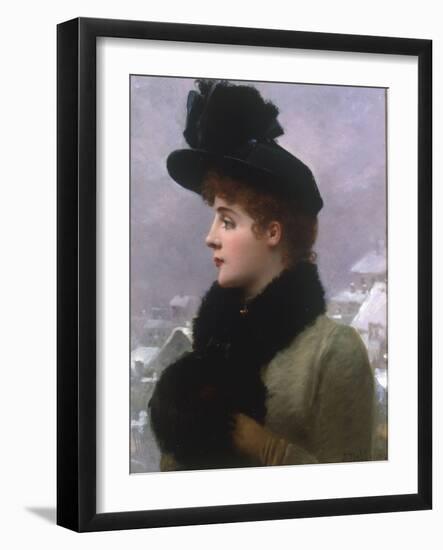 L'Hiver-Jules Frederic Ballavoine-Framed Giclee Print