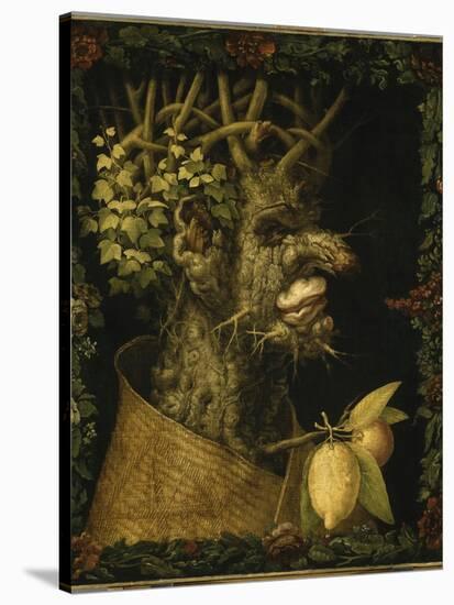 L'Hiver-Giuseppe Arcimboldo-Stretched Canvas