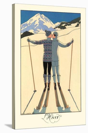 L'Hiver-Georges Barbier-Stretched Canvas
