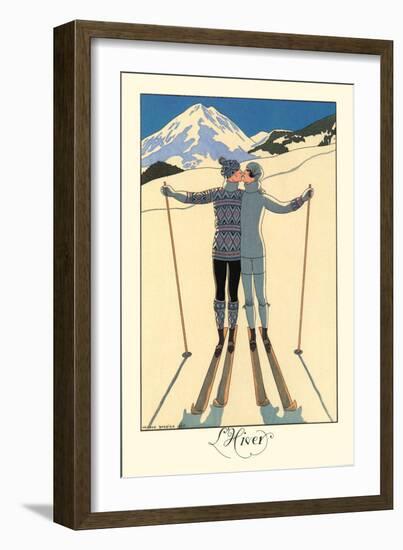 L'Hiver-Georges Barbier-Framed Art Print