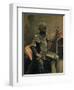 L'Homme a L'Armure, Assis-Jean-Baptiste-Camille Corot-Framed Giclee Print