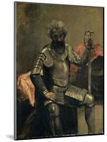 L'Homme a L'Armure, Assis-Jean-Baptiste-Camille Corot-Mounted Giclee Print