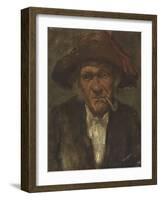 L'homme à la pipe-James Abbott McNeill Whistler-Framed Giclee Print