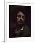 L'homme à la pipe-Gustave Courbet-Framed Giclee Print
