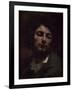 L'homme à la pipe-Gustave Courbet-Framed Giclee Print