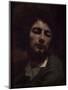 L'homme à la pipe-Gustave Courbet-Mounted Premium Giclee Print
