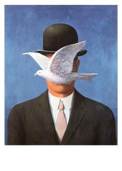 L'Homme au Chapeau Melon, c.1964' Posters - Rene Magritte | AllPosters.com