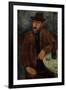 L'Homme au Verre de Vin, c.1918-19-Amedeo Modigliani-Framed Giclee Print