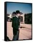 L'Homme aux colts d'or WARLOCK by EdwardDmytryk with Henry Fonda, 1959 (photo)-null-Framed Stretched Canvas