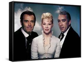 L'Homme aux colts d'or WARLOCK by EdwardDmytryk with Henry Fonda, Dolores Michaels and Anthony Quin-null-Framed Stretched Canvas