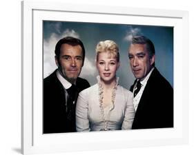 L'Homme aux colts d'or WARLOCK by EdwardDmytryk with Henry Fonda, Dolores Michaels and Anthony Quin-null-Framed Photo