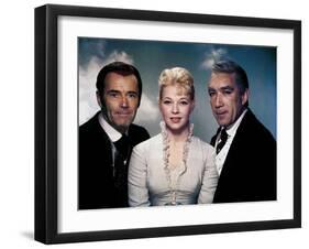 L'Homme aux colts d'or WARLOCK by EdwardDmytryk with Henry Fonda, Dolores Michaels and Anthony Quin-null-Framed Photo