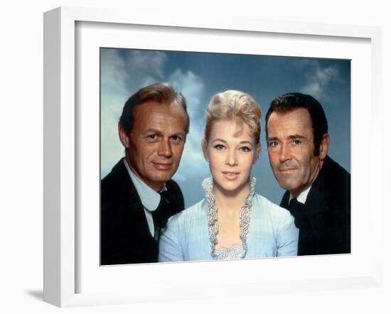 L'Homme aux colts d'or WARLOCK by EdwardDmytryk with Richard Widmark, Dolores Michaels and Henry Fo-null-Framed Photo