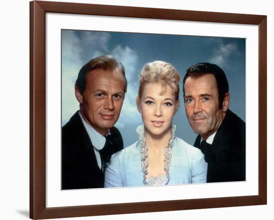 L'Homme aux colts d'or WARLOCK by EdwardDmytryk with Richard Widmark, Dolores Michaels and Henry Fo-null-Framed Photo