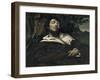 L'homme blessé-Gustave Courbet-Framed Giclee Print