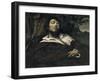 L'homme blessé-Gustave Courbet-Framed Giclee Print