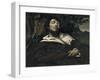 L'homme blessé-Gustave Courbet-Framed Giclee Print