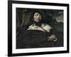 L'homme blessé-Gustave Courbet-Framed Giclee Print