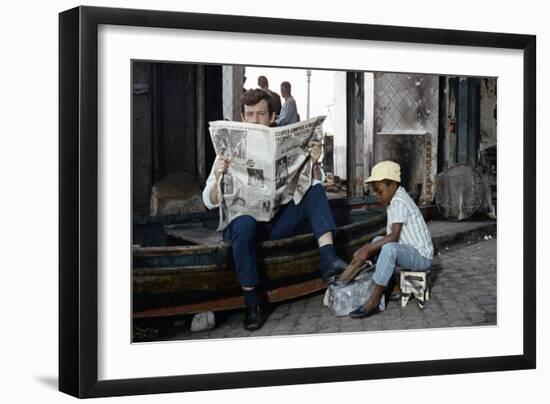 L'homme by Rio by PhilippedeBroca with Jean-Paul, 1964 (photo)-null-Framed Photo