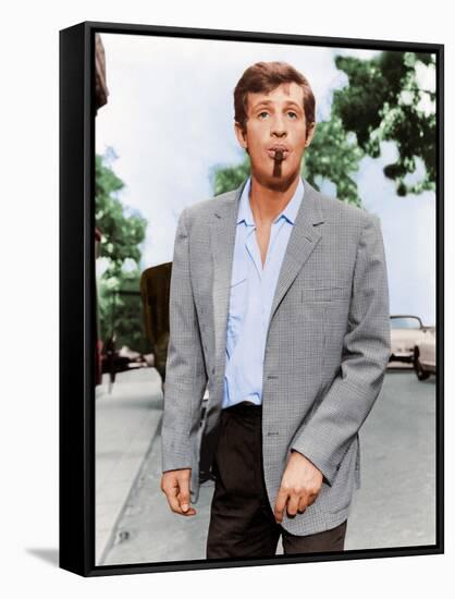 L'homme by Rio by PhilippedeBroca with Jean-Paul Belmondo, 1964 (photo)-null-Framed Stretched Canvas