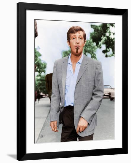 L'homme by Rio by PhilippedeBroca with Jean-Paul Belmondo, 1964 (photo)-null-Framed Photo