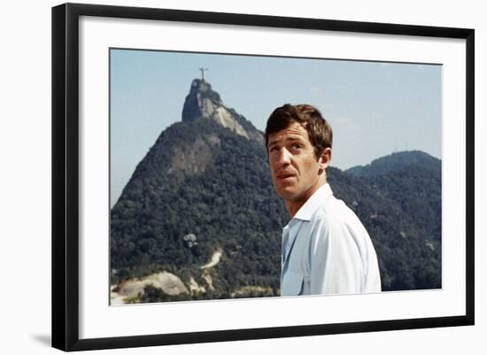 L'homme by Rio by PhilippedeBroca with Jean-Paul Belmondo, 1964 (photo)-null-Framed Photo