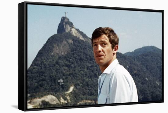 L'homme by Rio by PhilippedeBroca with Jean-Paul Belmondo, 1964 (photo)-null-Framed Stretched Canvas