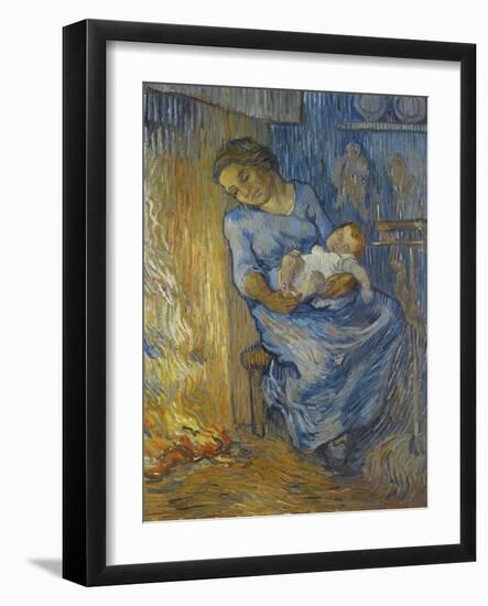 L'Homme Est En Mer-Vincent van Gogh-Framed Giclee Print