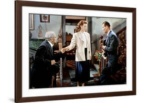 L' Homme Tranquille THE QUIET MAN by JohnFord with Barry Fitzgerald, John Wayne and Maureen O'Hara,-null-Framed Photo