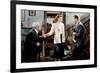 L' Homme Tranquille THE QUIET MAN by JohnFord with Barry Fitzgerald, John Wayne and Maureen O'Hara,-null-Framed Photo