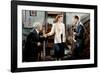 L' Homme Tranquille THE QUIET MAN by JohnFord with Barry Fitzgerald, John Wayne and Maureen O'Hara,-null-Framed Photo