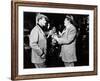 L' Homme Tranquille THE QUIET MAN by JohnFord with John Wayne and Victor McLaglen, 1952 (b/w photo)-null-Framed Photo