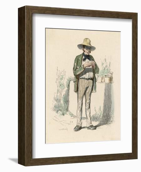 L'Horticulteur a French Gardener-Gavarni-Framed Art Print