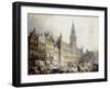 L'Hotel de Ville, Brussels-Samuel Prout-Framed Giclee Print