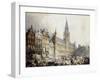 L'Hotel de Ville, Brussels-Samuel Prout-Framed Giclee Print