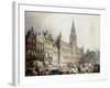 L'Hotel de Ville, Brussels-Samuel Prout-Framed Giclee Print