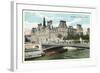 L'Hotel De Ville, Seine-null-Framed Art Print